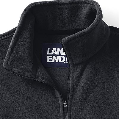 Lands end quarter zip fleece best sale