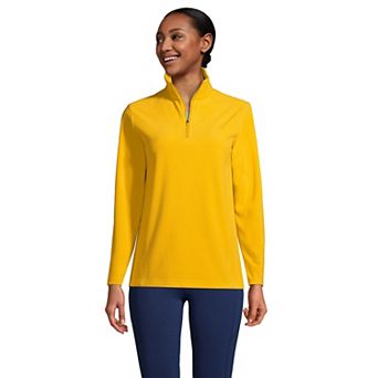 Women's Lands' End Quarter-Zip Fleece Pullover