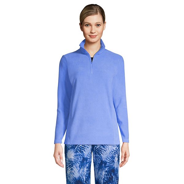 Women's Lands' End QuarterZip Fleece Pullover