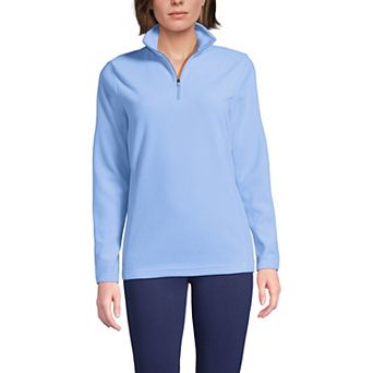 Women's Lands' End Quarter-Zip Fleece Pullover
