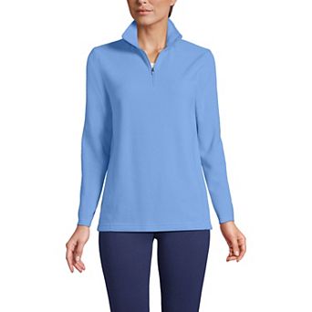 Women's Lands' End Quarter-Zip Fleece Pullover