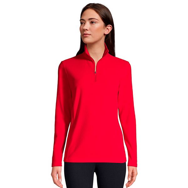 Lands end quarter zip on sale womens