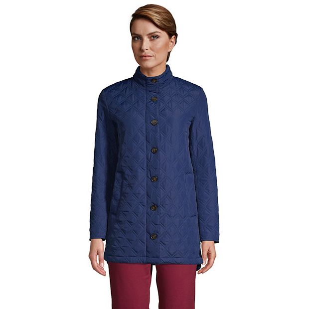 Women's Lands' End Packable Quilted Barn Coat