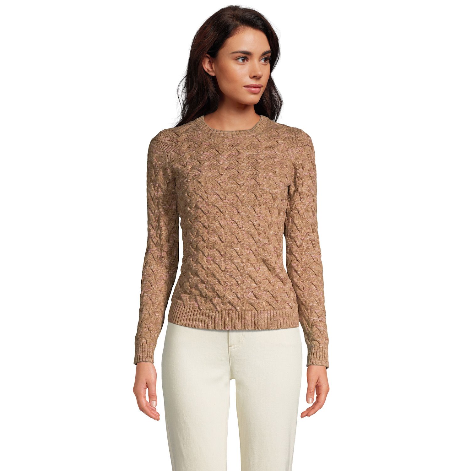 Women's Lands' End Drifter Cable-Knit 