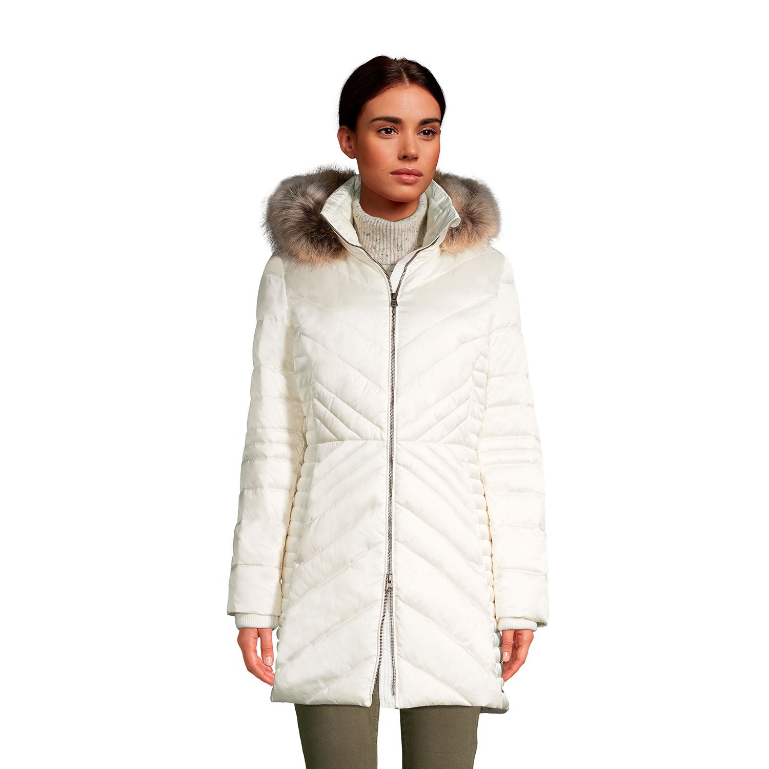 insulation fur parka