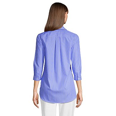 Women's Lands' End No Iron Tunic Shirt