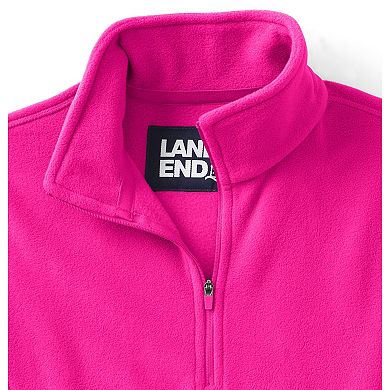 Plus Size Lands' End 1/4-Zip Fleece Pullover