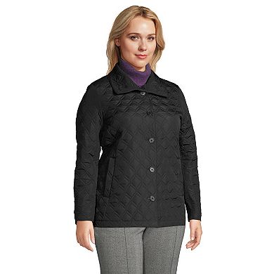 Plus Size Lands' End Packable Insulated Quilted Barn Jacket