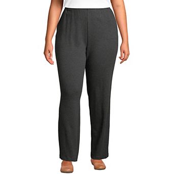 Petite Lands' End Sport Knit High Waist Pants