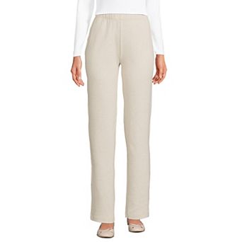 Petite Lands' End Sport Knit High Waist Pants