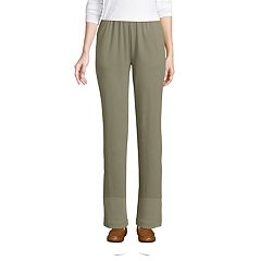 Womens Green Lands' End Pants - Bottoms, Clothing