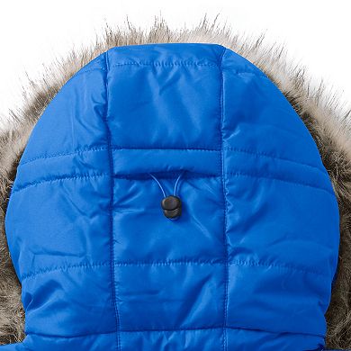 Plus Size Lands' End Faux-Fur Hood Long Down Winter Coat