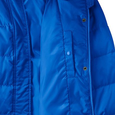Plus Size Lands' End Faux-Fur Hood Long Down Winter Coat