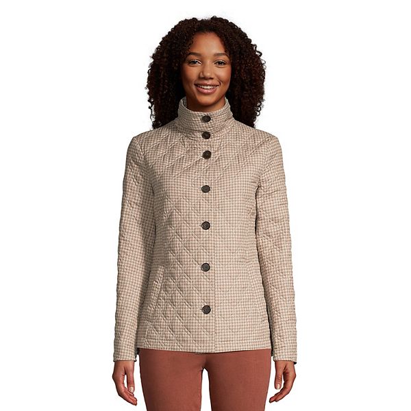 Petite Lands' End Insulated Quilted Packable Barn Jacket