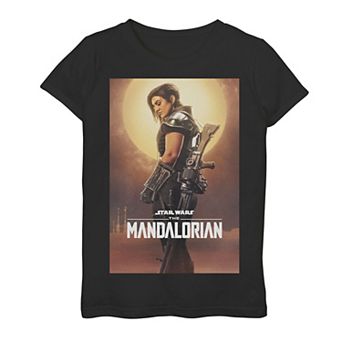 Girls 7-16 Star Wars The Mandalorian Cara Dune Character Poster Graphic Tee