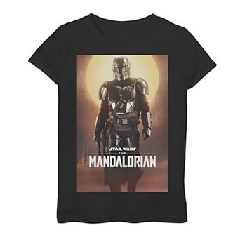 Girls 7-16 Star Wars The Mandalorian Character Poster Graphic Tee