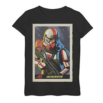 Girls 7-16 Star Wars The Mandalorian Incinerator Trooper Portrait Graphic Tee