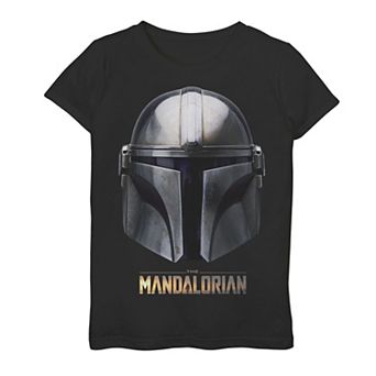 Girls 7-16 Star Wars Mandalorian Helmet Graphic Tee