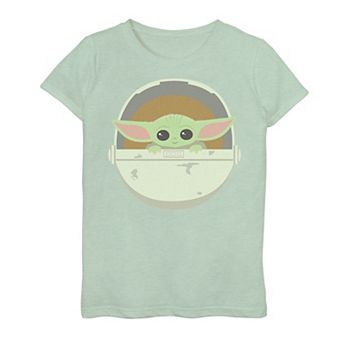 Girls 7-16 Star Wars Mandalorian Simple Carriage Graphic Tee