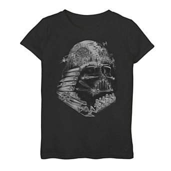 Girls 7-16 Star Wars Darth Vader Build The Empire Graphic Tee