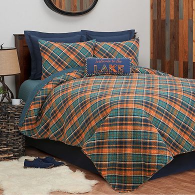 C&F Home Troy Plaid Quilt Set with Shams