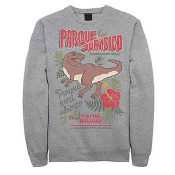 Men's Jurassic Park Spanish Opening Day Poster Sweatshirt