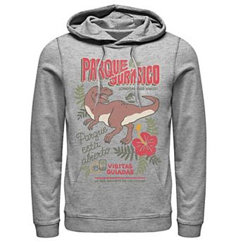 Men's Jurassic Park Spanish Opening Day Poster Hoodie