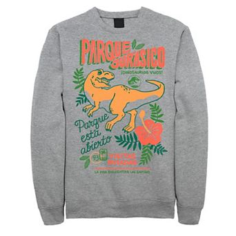 Men's Jurassic Park Spanish Opening Day Poster Sweatshirt