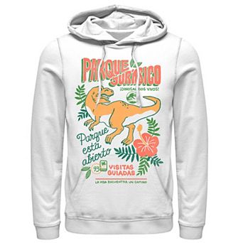 Men's Jurassic Park Spanish Opening Day Poster Hoodie