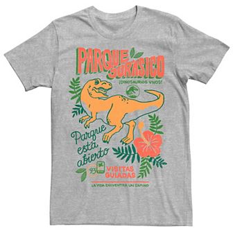 Men's Jurassic Park Spanish Opening Day Poster Tee