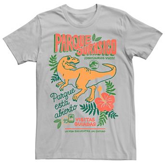 Men's Jurassic Park Spanish Opening Day Poster Tee