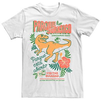 Men's Jurassic Park Spanish Opening Day Poster Tee