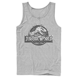 Men's Jurassic World Two Return Stone Logo Tank Top