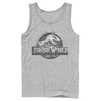 Men's Jurassic World Two Return Stone Logo Tank Top