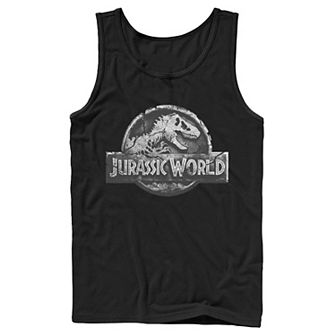 Men's Jurassic World Two Return Stone Logo Tank Top