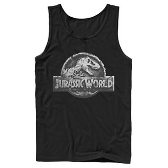 Men's Jurassic World Two Return Stone Logo Tank Top