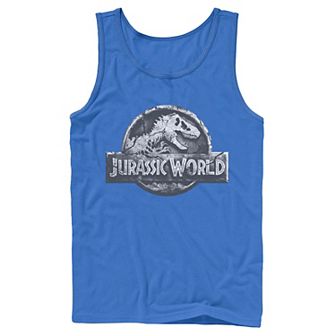 Men's Jurassic World Two Return Stone Logo Tank Top