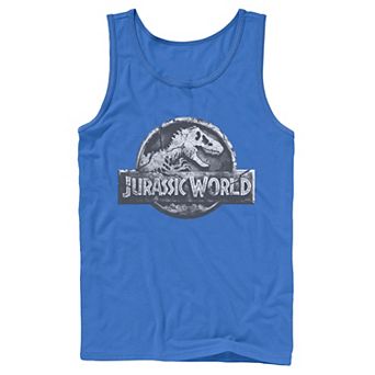 Men's Jurassic World Two Return Stone Logo Tank Top