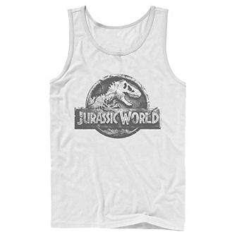 Men's Jurassic World Two Return Stone Logo Tank Top
