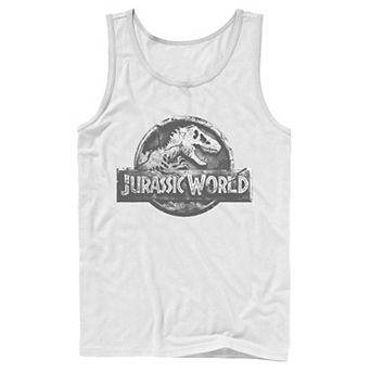 Men's Jurassic World Two Return Stone Logo Tank Top