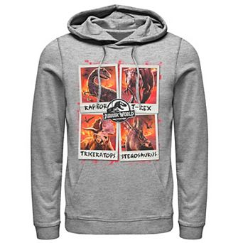 Men's Jurassic World Two Dino Vacation Polaroids Hoodie