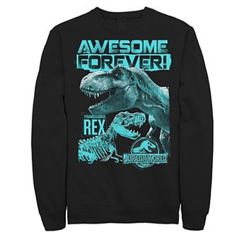 Men's Jurassic World Two T-Rex Awesome Forever Sweatshirt