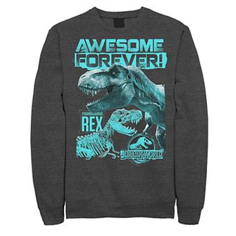 Men's Jurassic World Two T-Rex Awesome Forever Sweatshirt