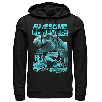Men's Jurassic World Two T-Rex Awesome Forever Hoodie