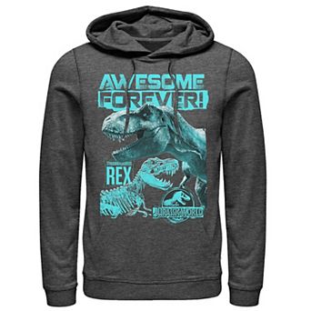 Men's Jurassic World Two T-Rex Awesome Forever Hoodie