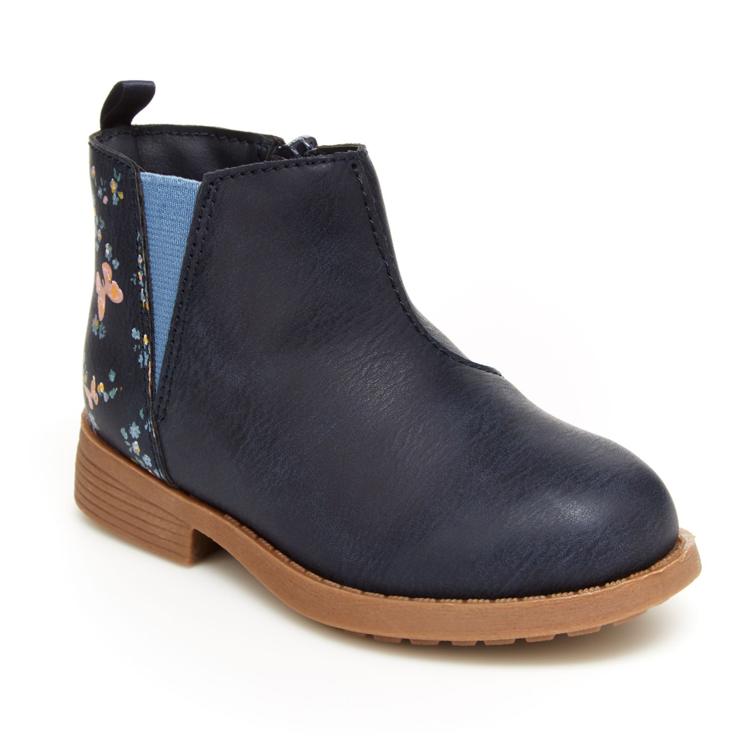 girls heeled chelsea boots