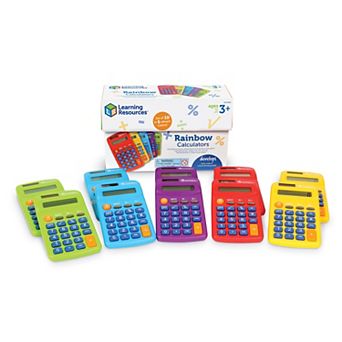 Learning Resources Rainbow Calculators