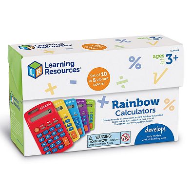 Learning Resources Rainbow Calculators
