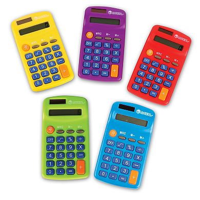 Learning Resources Rainbow Calculators