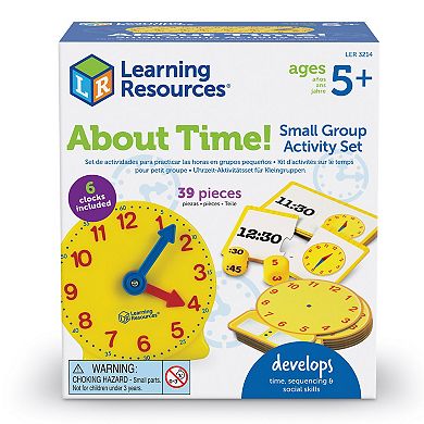 Learning Resources About Time! Small Group Activity Set